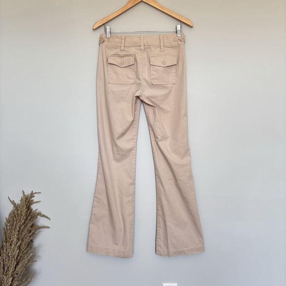 Jacob Women's Size 5/6 Pant Wide Leg Trouser Khaki Business Casual Office Chic - Picture 6 of 12